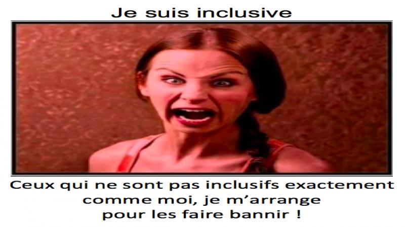 Discernement Net Je Suis Inclusif C Est Pour A Que J Exclus Des